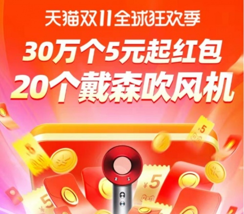 羊毛分享帖：2021天貓京東雙十一紅包搶8888玩法，各路神仙看過來