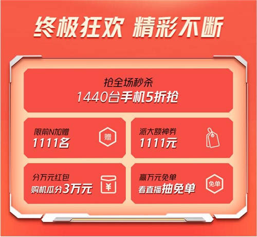 iQOO終極購機(jī)攻略！秒殺1440臺(tái)手機(jī)，抽萬元免單，購機(jī)最高減500