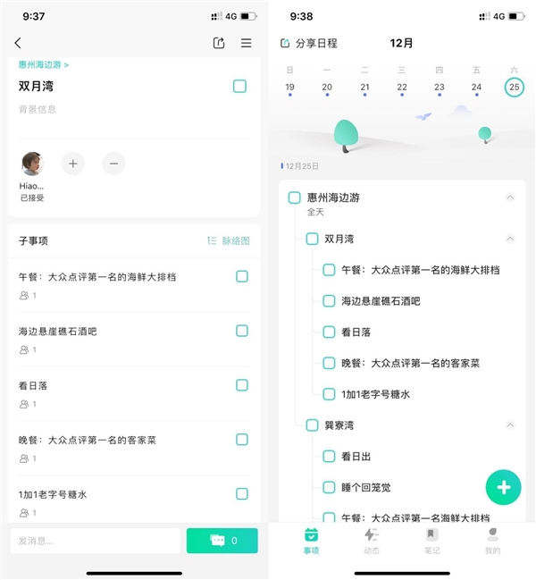 是誰(shuí)的Flag說(shuō)倒就倒？做好計(jì)劃管理，這次穩(wěn)?。?/></p><p>待事項(xiàng)和子事項(xiàng)創(chuàng)建完成后,一起去游玩的同伴還可以通過(guò)“脈絡(luò)圖”來(lái)清楚了解整個(gè)旅游計(jì)劃的詳情,如果有不清楚的地方,或是有新增的想法,都可以提出來(lái),然后修改補(bǔ)充的。</p><p align=