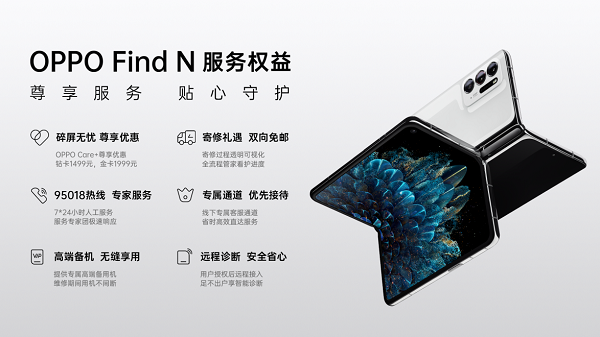 OPPO發(fā)布首款折疊旗艦Find N， 產(chǎn)品+服務(wù)高端化布局并行