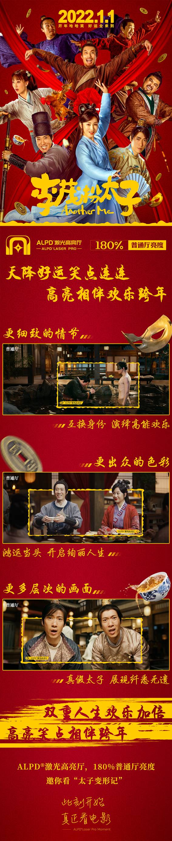 ALPD激光高亮廳-真假太子一秒辨清