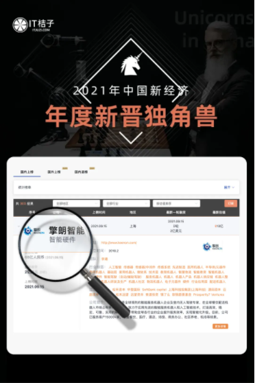 再獲權(quán)威認證，擎朗智能榮登2021中國新經(jīng)濟年度新晉獨角獸榜單