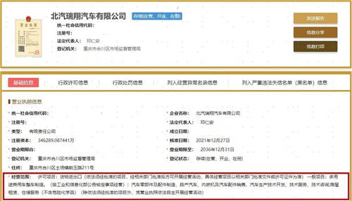 工信部目錄發(fā)現(xiàn)一家新車企，北汽瑞翔有何背景，實力又如何？