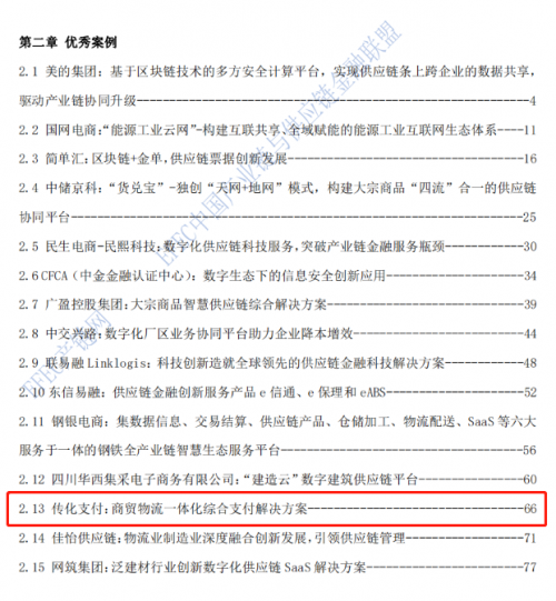 傳化支付入選《2020-2021年全國供應鏈優(yōu)秀企業(yè)及杰出個人白皮書》優(yōu)秀案例