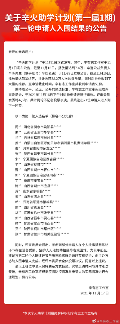 讀書是辛巴辛有志內(nèi)心的遺憾，更是他堅持大愛助學(xué)的原動力
