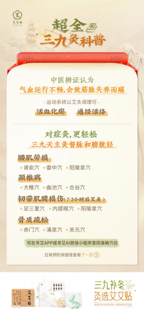 冬季全民養(yǎng)生熱，艾艾貼一招勝過萬元補(bǔ)品！