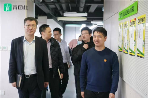 余杭區(qū)副區(qū)長顧斌一行調(diào)研走訪青團(tuán)社