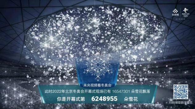 冬奧開幕式雪花成焦點，央視頻“數(shù)字雪花”獨創(chuàng)技術新玩法