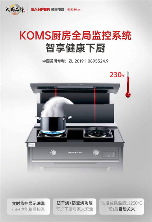 大國品牌帥豐集成灶一部到位打造集成廚房，讓美好生活“如虎添翼”