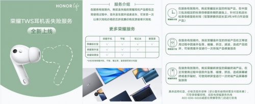 全球首款測溫耳機！榮耀耳機再上線丟失險 僅五折就能重新配齊