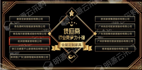 重磅揭曉！德意電器&麗博家居 榮登2021中國房地產供應商行業(yè)競爭力十強