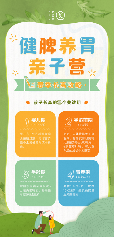 春季長(zhǎng)高黃金期，艾艾貼推出“春季增高助長(zhǎng)計(jì)劃”