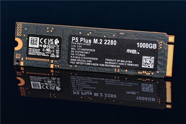 英睿達P5 Plus 1T評測：原廠176層3D閃存點燃性能之火
