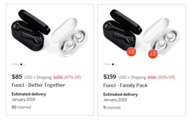 年度爆款真無(wú)線耳機(jī)！瘋米耳機(jī)海外眾籌金額突破570萬(wàn)！超目標(biāo)16倍！
