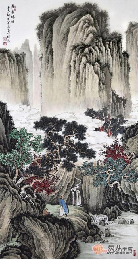 畫家許吉爾精品山水國(guó)畫欣賞，領(lǐng)略祖國(guó)山河景色藝術(shù)非凡！
