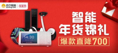 年輕人愛上新年貨！蘇寧智能數(shù)碼產(chǎn)品迎來消費(fèi)高峰