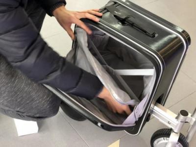 賣到斷貨的黑科技智能騎行旅行箱終于入手了！