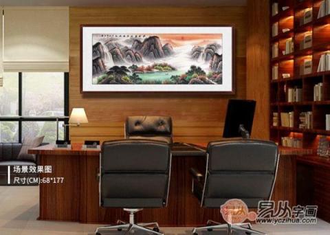 辦公室掛什么畫風(fēng)水好？畫家宋唐山水畫裝飾美景財(cái)運(yùn)旺！