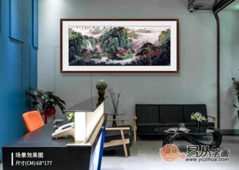 辦公室掛什么畫風(fēng)水好？畫家宋唐山水畫裝飾美景財(cái)運(yùn)旺！