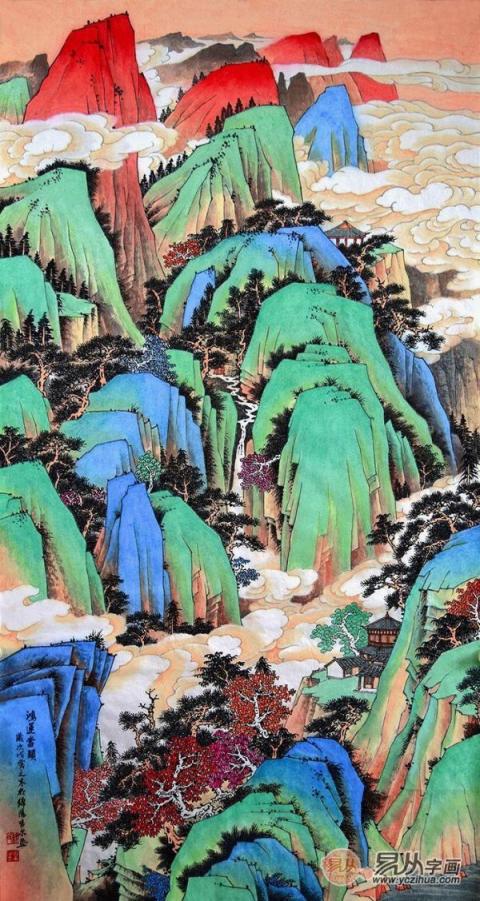 畫家許吉爾精品國(guó)畫賞析！領(lǐng)略自然山水美景無(wú)雙！
