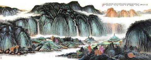 畫家許吉爾精品國(guó)畫賞析！領(lǐng)略自然山水美景無(wú)雙！