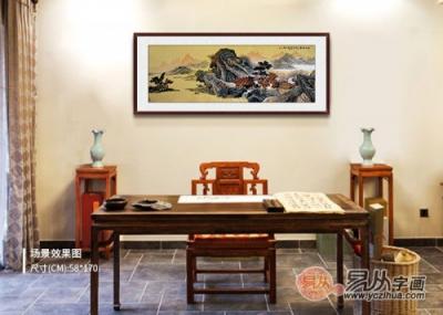 春節(jié)送禮送什么山水畫(huà)?許吉爾藝術(shù)山水送禮更合適!