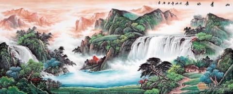 春節(jié)辦公室掛什么畫？易從網(wǎng)精品國畫裝飾旺財好運來！