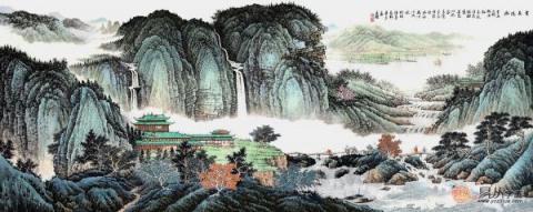 水墨丹青描繪山河之美—賞析許吉爾手繪國畫山水之美！