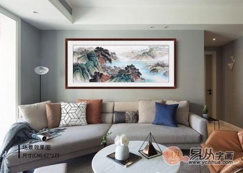 春節(jié)送禮送什么字畫好？李佩錦精品山水字畫雅致是首選！
