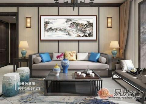 春節(jié)送領(lǐng)導(dǎo)李佩錦國(guó)畫(huà)山水，讓你在領(lǐng)導(dǎo)心里留下好印象！