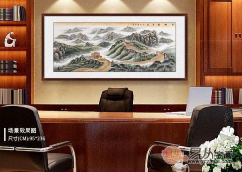辦公室里裝飾掛畫，這五幅名人山水最受成功人士喜愛！