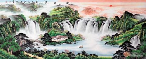 辦公室里裝飾掛畫，這五幅名人山水最受成功人士喜愛！