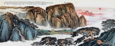 辦公室里裝飾掛畫，這五幅名人山水最受成功人士喜愛！