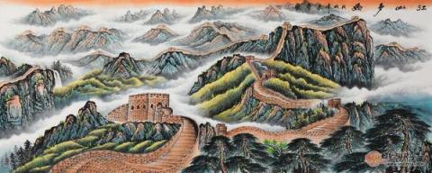 客廳沙發(fā)墻掛什么畫？宋唐手繪國畫裝飾風(fēng)水財(cái)運(yùn)旺！