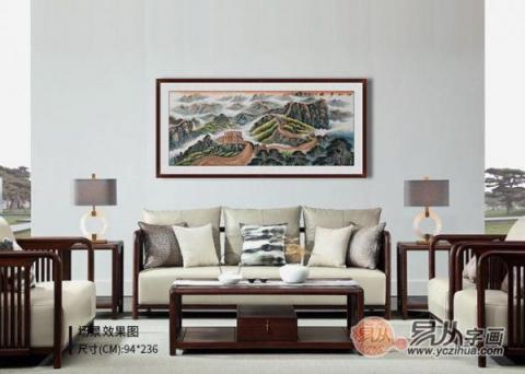 客廳沙發(fā)墻掛什么畫？宋唐手繪國畫裝飾風(fēng)水財(cái)運(yùn)旺！