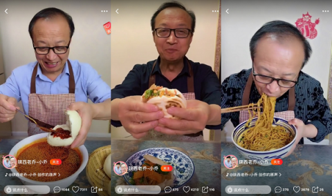 一碗油潑面饞哭隔壁家小孩，陜西老喬圈粉230萬走紅火山小視頻