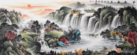 辦公室掛什么風(fēng)水好？旺財(cái)運(yùn)首選名人山水國畫！