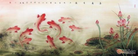 原生態(tài)藝術(shù)佳作，畫家藍健康國畫賞析