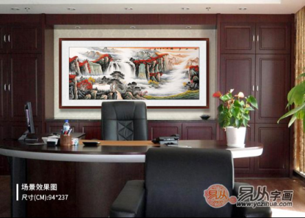 辦公室掛什么字畫好？宋唐精品國畫裝飾旺財好運來！