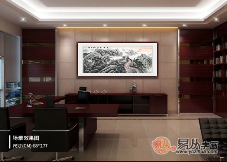 辦公室掛什么字畫好？宋唐精品國畫裝飾旺財好運來！