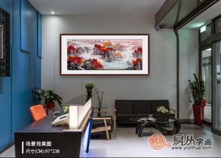 辦公室掛什么字畫好？宋唐精品國畫裝飾旺財好運來！