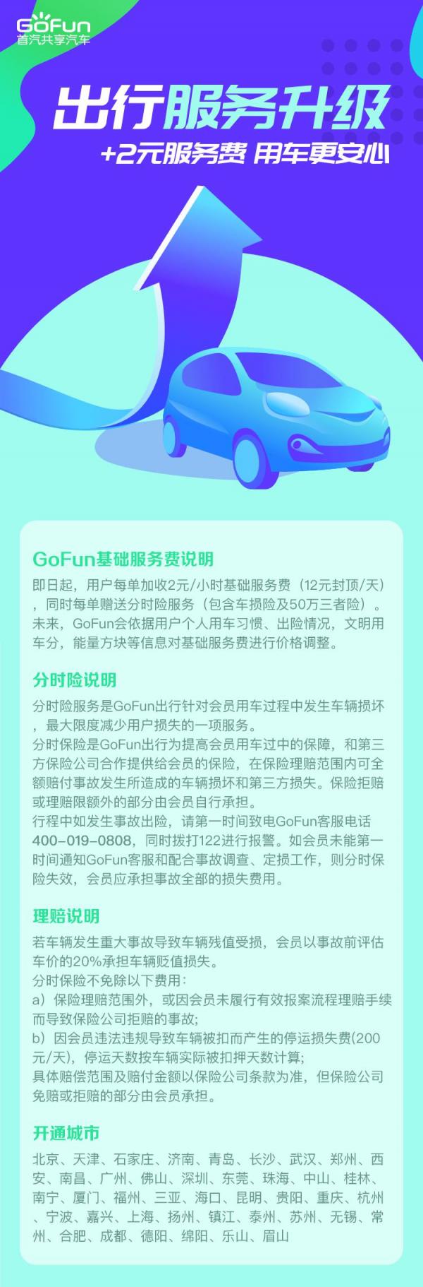 GoFun出行服務(wù)全面升級(jí) 打造全新用車體驗(yàn)