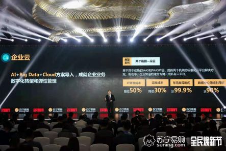 兩個(gè)機(jī)柜享受一朵云？蘇寧科技企業(yè)云實(shí)現(xiàn)導(dǎo)入即享