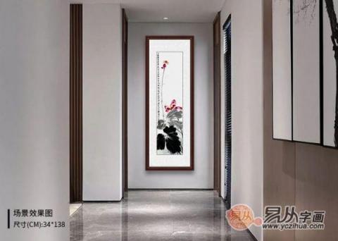 玄關(guān)掛畫裝飾畫，玄關(guān)裝飾的風水原則