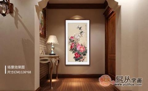 玄關(guān)掛畫裝飾畫，玄關(guān)裝飾的風水原則