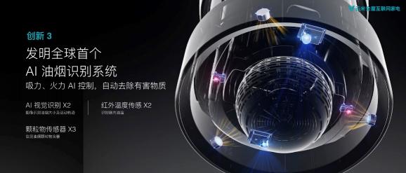 云米發(fā)布首款A(yù)I煙機AirBot，多階渦流分離技術(shù)告別油煙煩惱