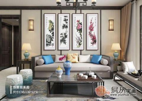 室內(nèi)空間裝飾掛什么畫好，經(jīng)典國畫花鳥一幅就夠了！