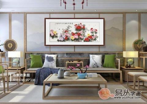 五款經(jīng)典的客廳掛畫，吉祥花鳥畫裝飾韻味十足