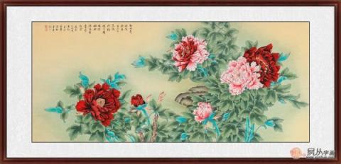 五款經(jīng)典的客廳掛畫，吉祥花鳥畫裝飾韻味十足