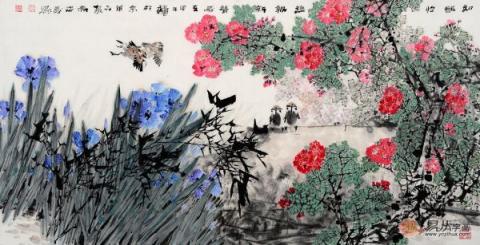 賞中美協(xié)畫家忠義的花鳥畫，野趣十足！